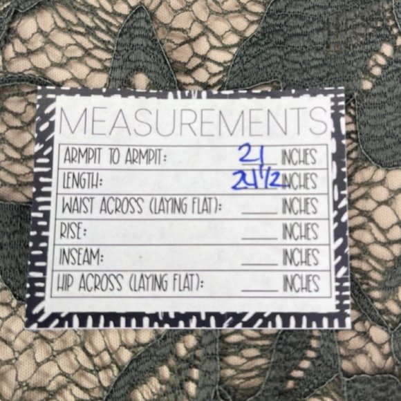 EXPRESS | Olive Green Lace Ruffle High Neck Sleeveless Peplum Blouse | Size L - Picture 9 of 10